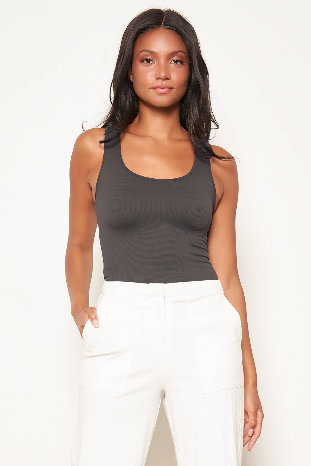 Original Seamless Tank Top: Black
