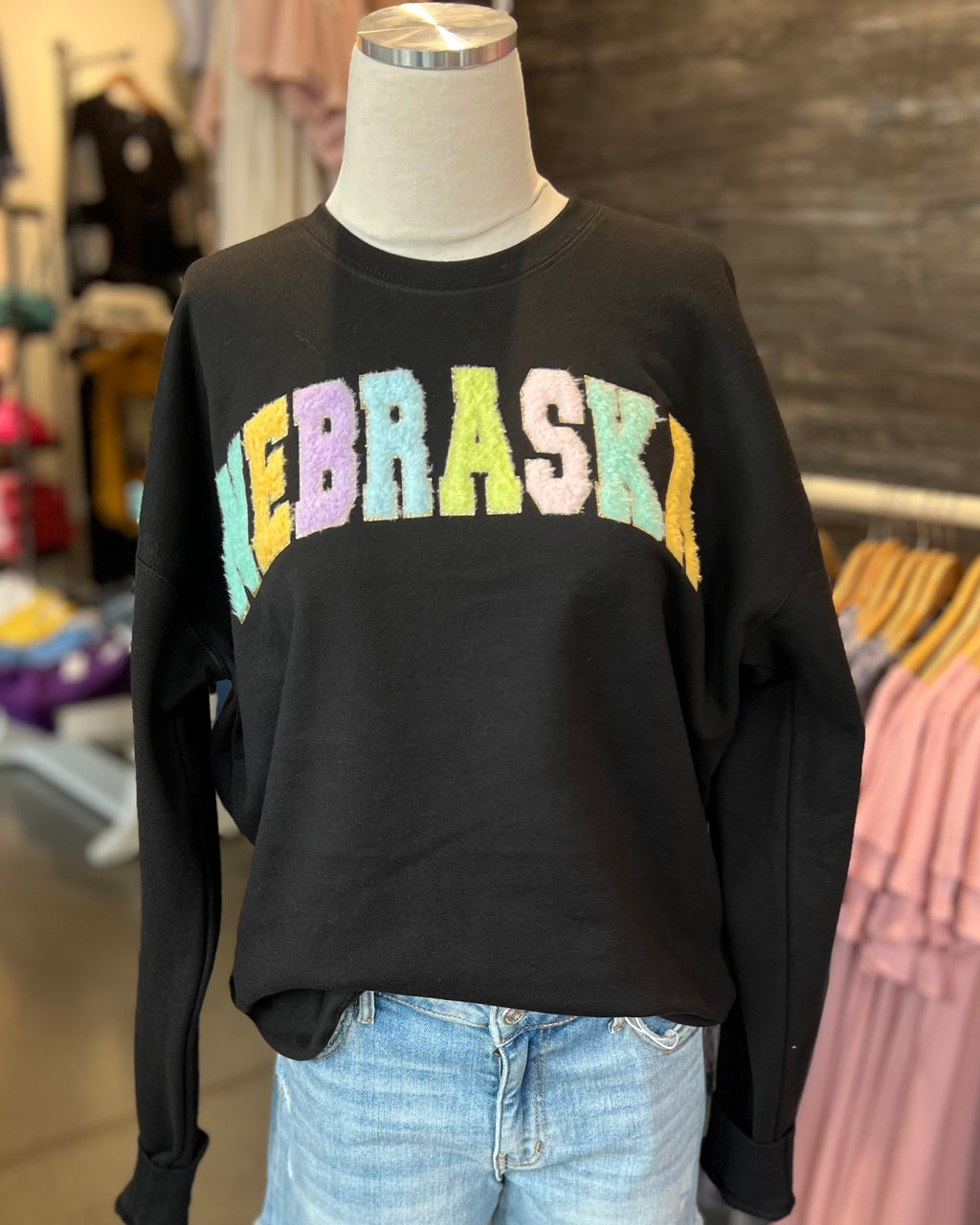Nebraska Fuzzy Sweatshirt