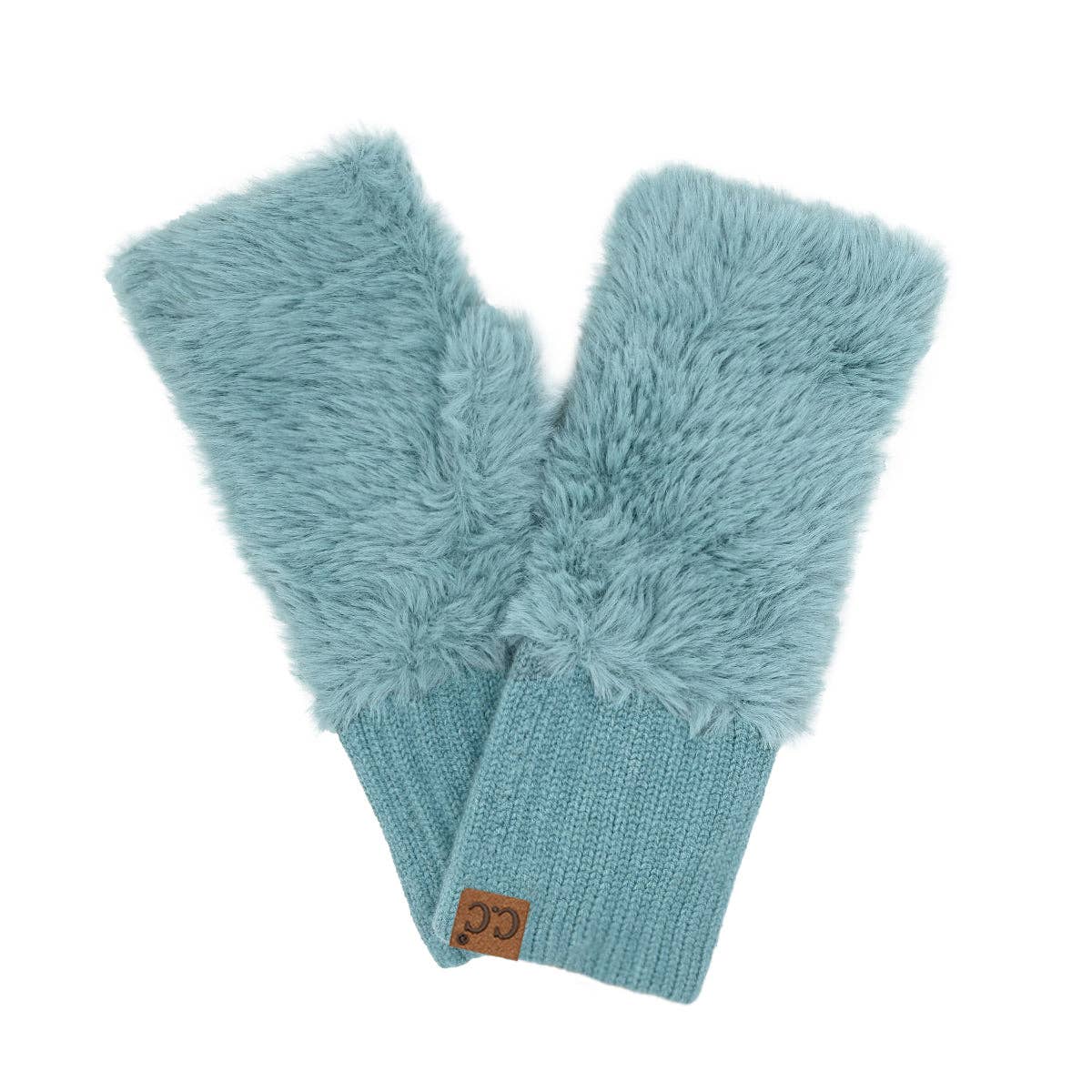 Faux Fur Fingerless C.C Glove