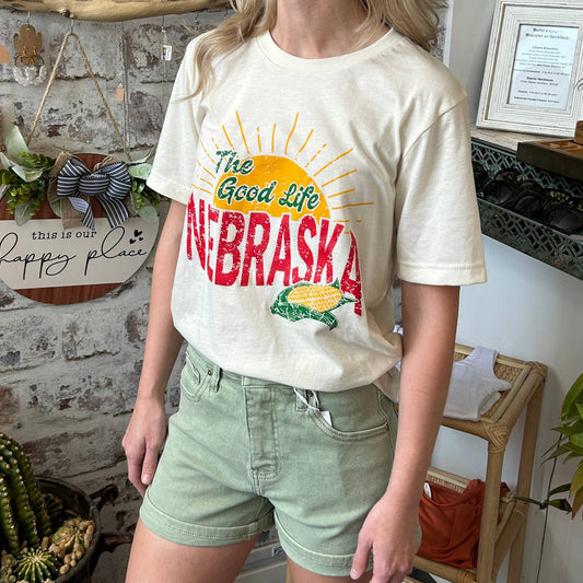 Nebraska The Good Life Tee