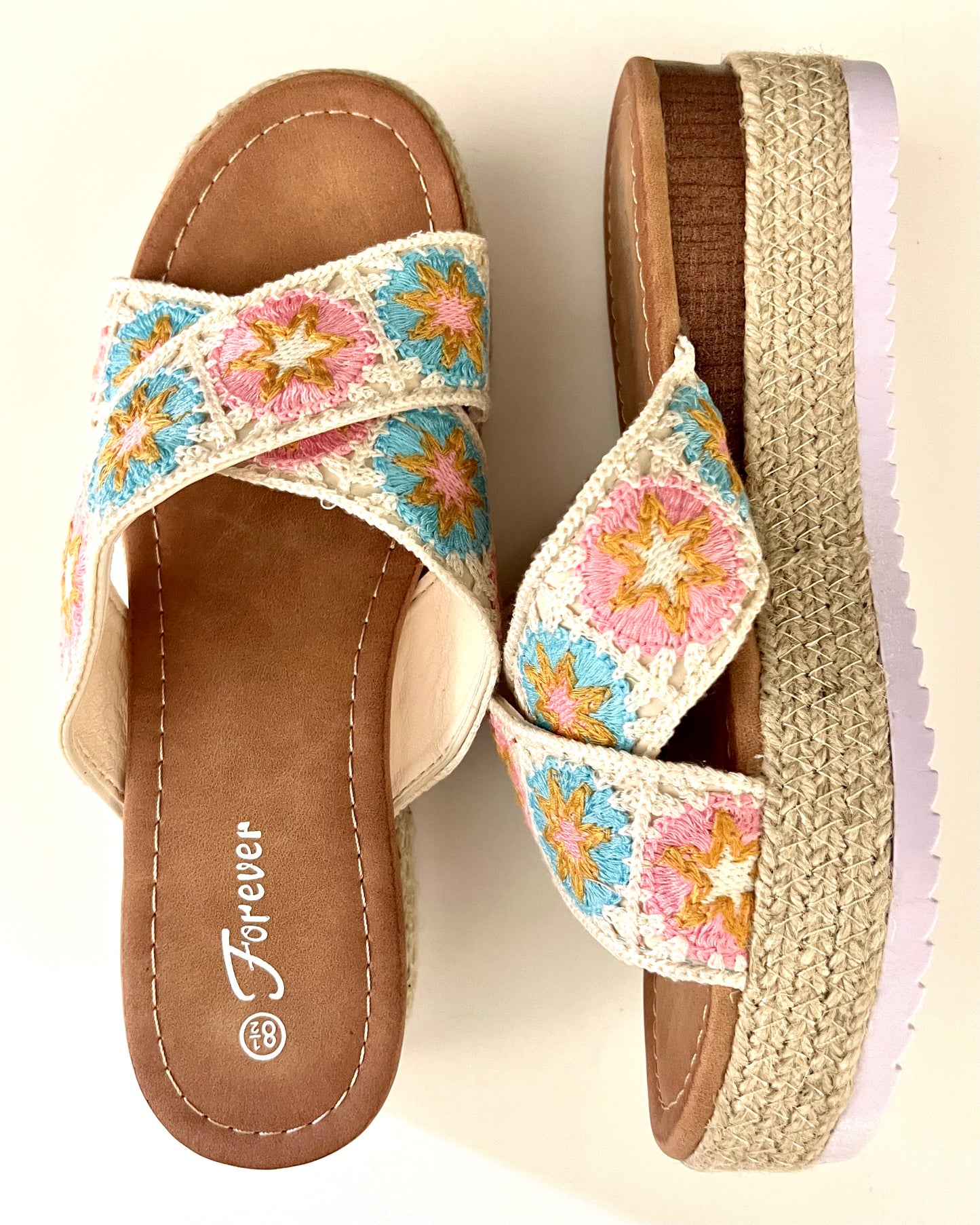 Crochet Platform Sandals
