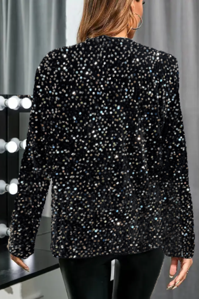 Holiday Sequin Blazer