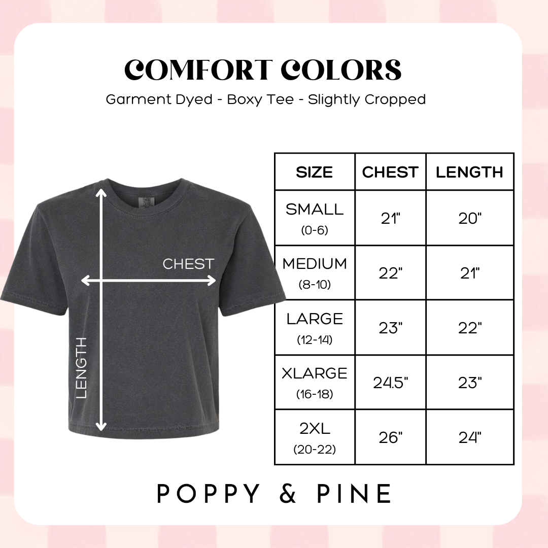 End Zone Social Club Crop Tee