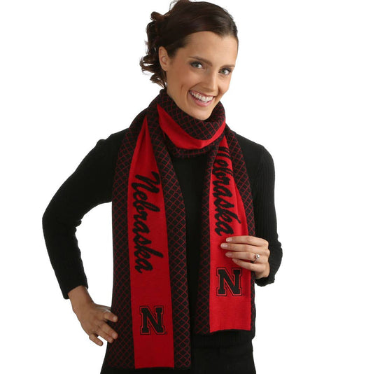 Nebraska Cornhuskers Knit Scarf