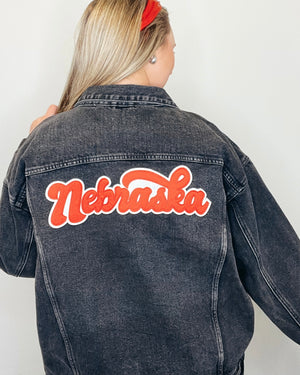 Nebraska Black Denim Jacket