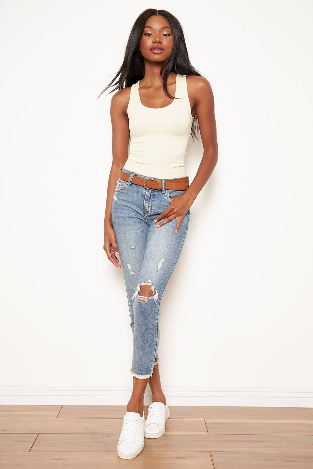Original Seamless Tank Top: Navy