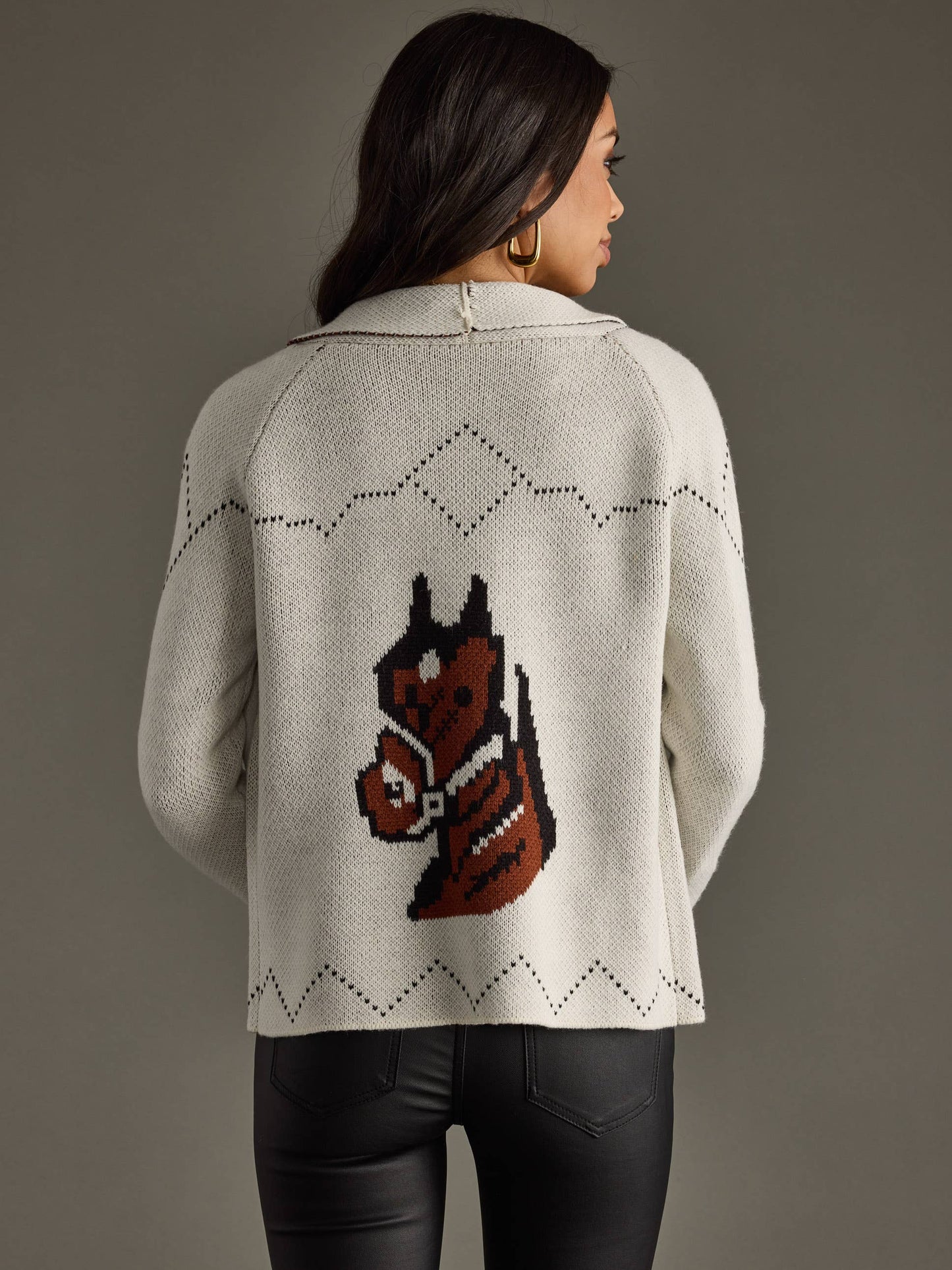 Ivory Horse Cardigan