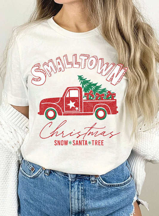 SMALL TOWN CHRISTMAS GRAPHIC TSHIRT