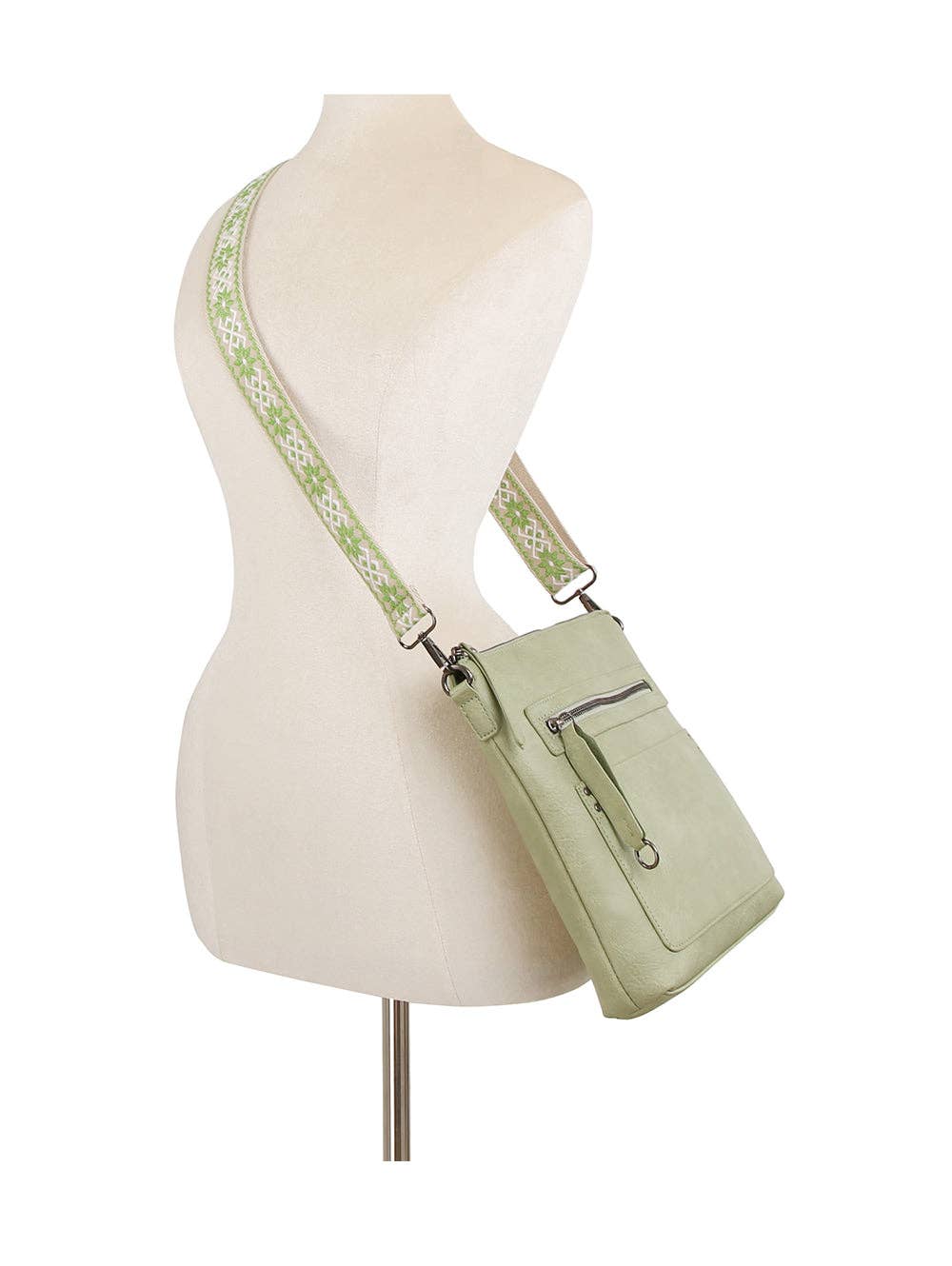 Guitar Strap Zip Crossbody Bag