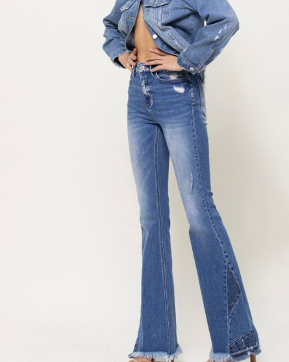Patch Hem Flare