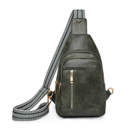 Vegan Leather Crossbody Bag