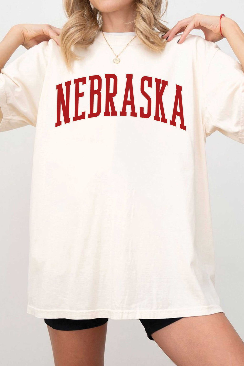 NEBRASKA PUFF OVERSIZED GRAPHIC TEE