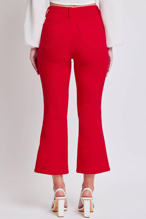 Hyperstretch Cropped Kick Flare Pants