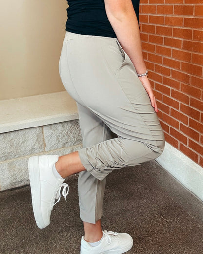 Ruched Ankle Jogger