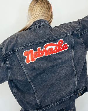 Nebraska Black Denim Jacket