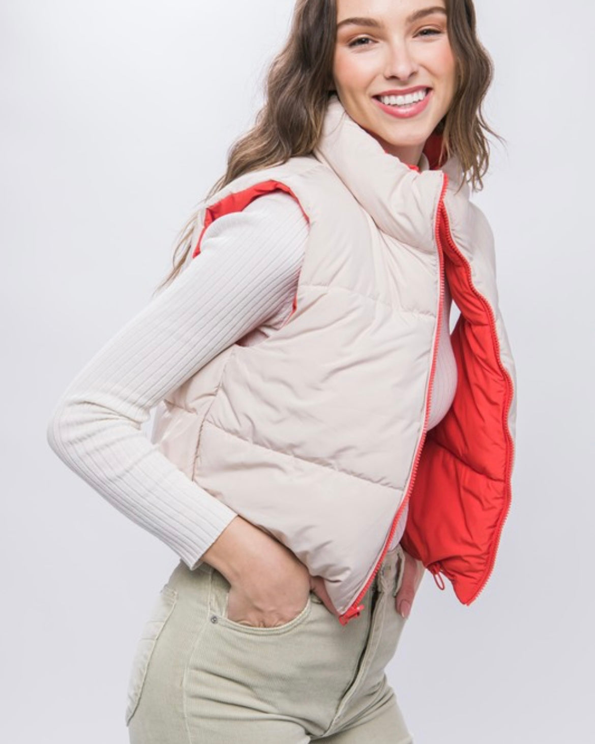 Solid Reversible Vest