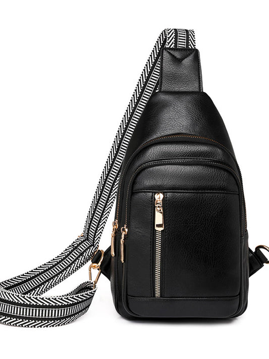 Vegan Leather Crossbody Bag