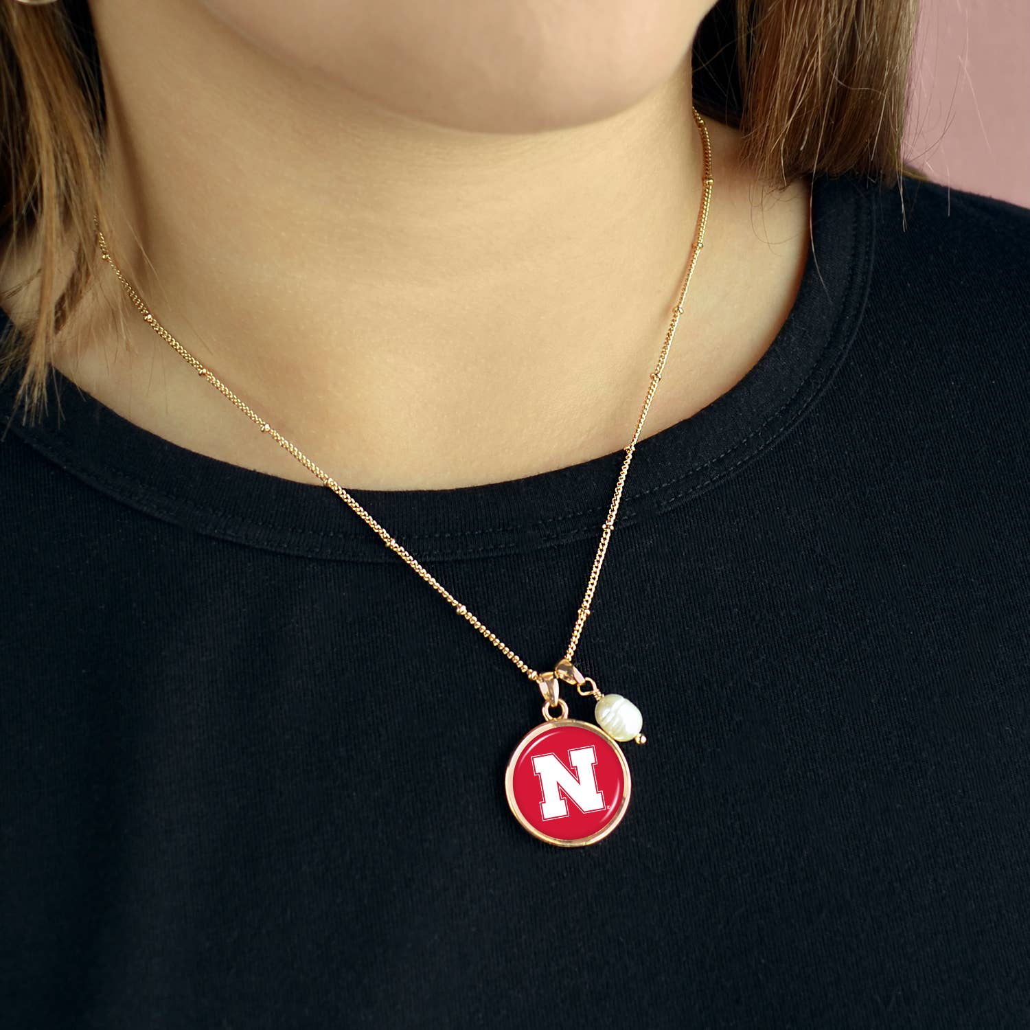 Nebraska Cornhuskers Diana Necklace