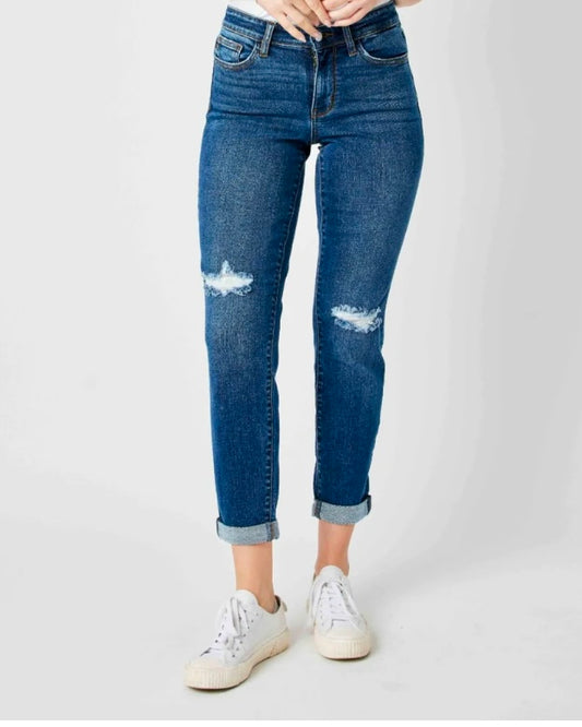 Judy Blue Mid Rise Distressed