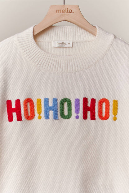 OVERSIZE Christmas Sweater with Lettering