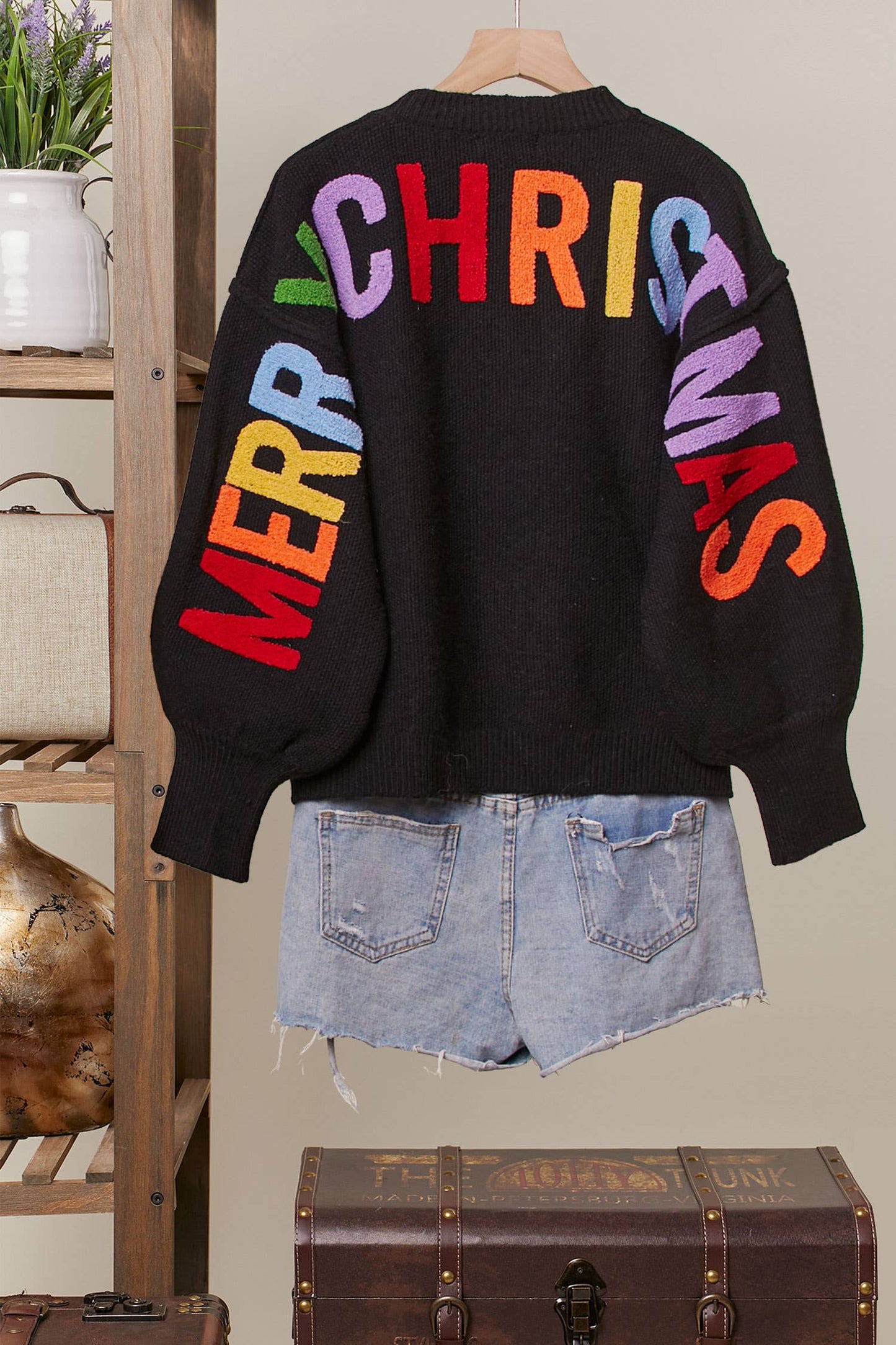 OVERSIZE Christmas Sweater with Lettering