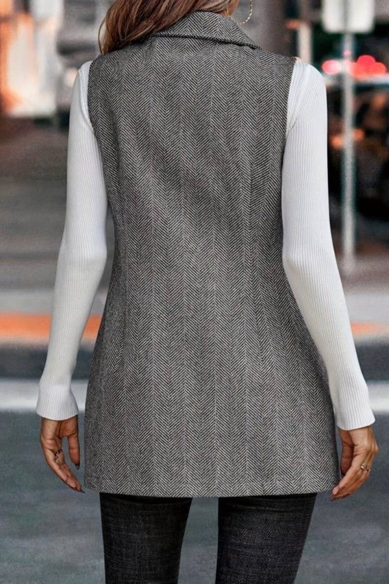 Tweed Blazer Vest