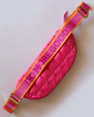 Do More Good Quilted Neon Crossbody Bag