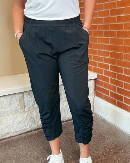 Ruched Ankle Jogger
