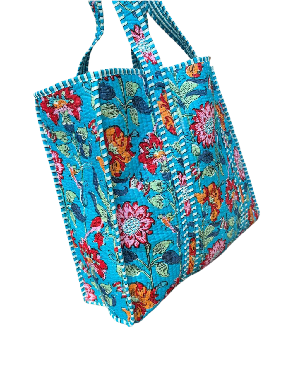 Bold Floral Quilted Bag