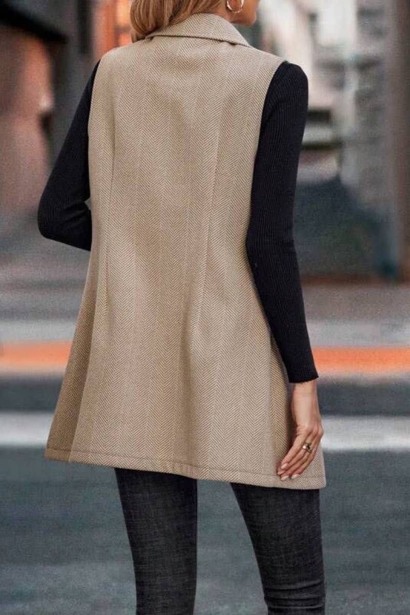 Tweed Blazer Vest