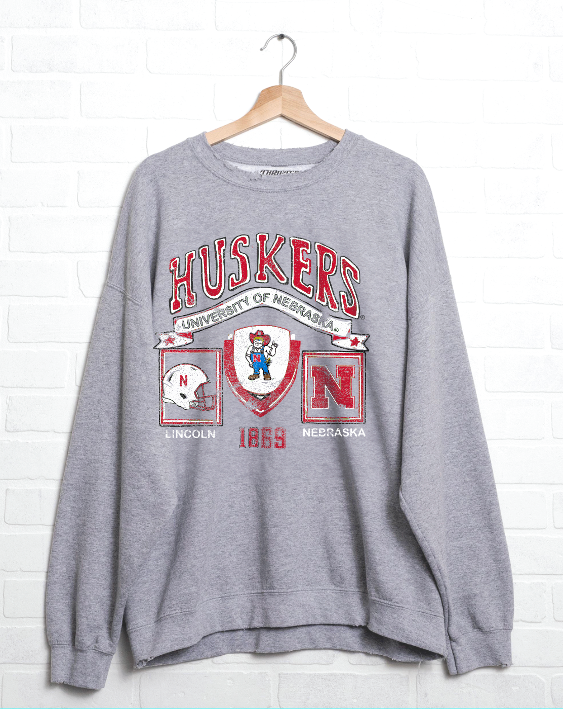 Nebraska Huskers Prep Patch Sweatshirt