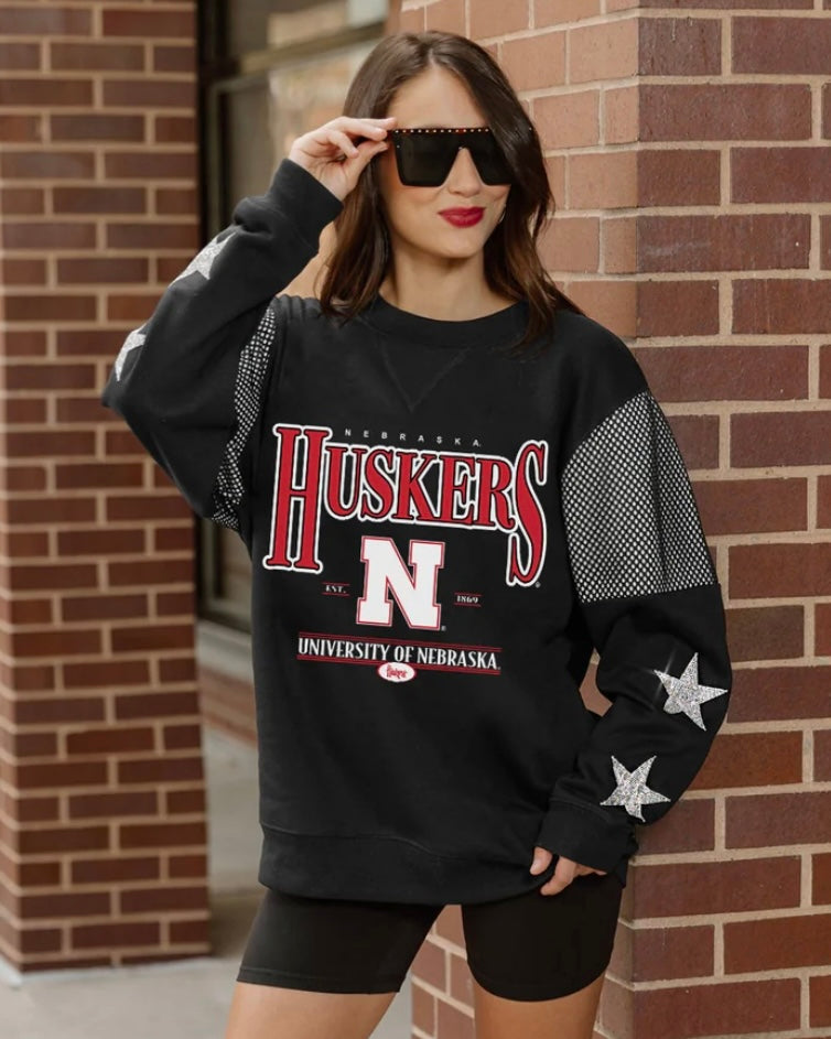 Cornhusker Shining Spirit Crewneck