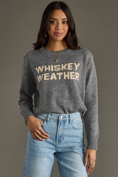 Gray Whiskey Weather Sweater
