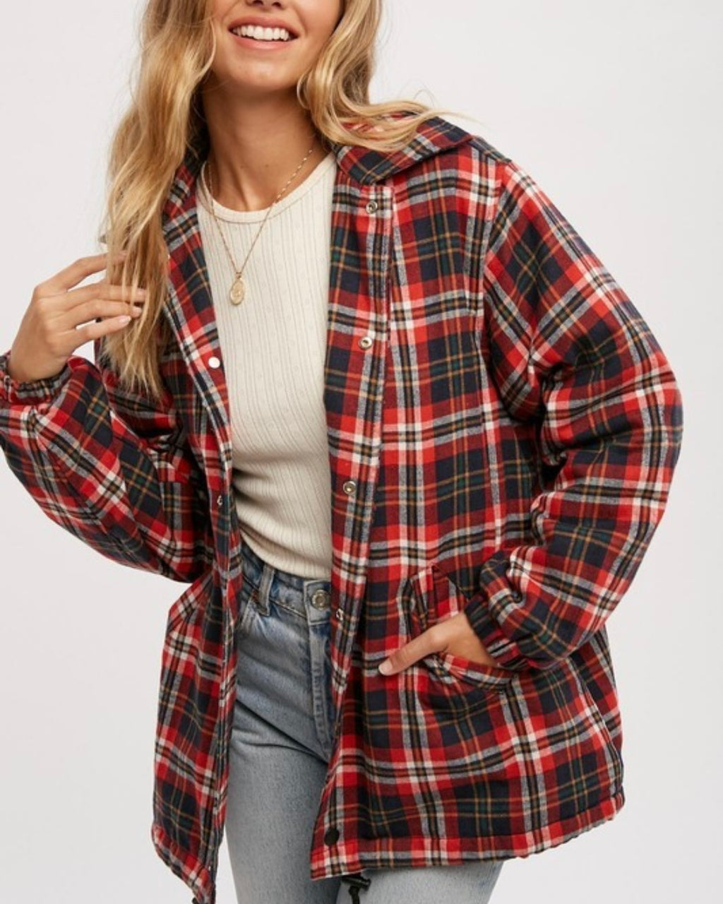 Oversized Plaid Shacket