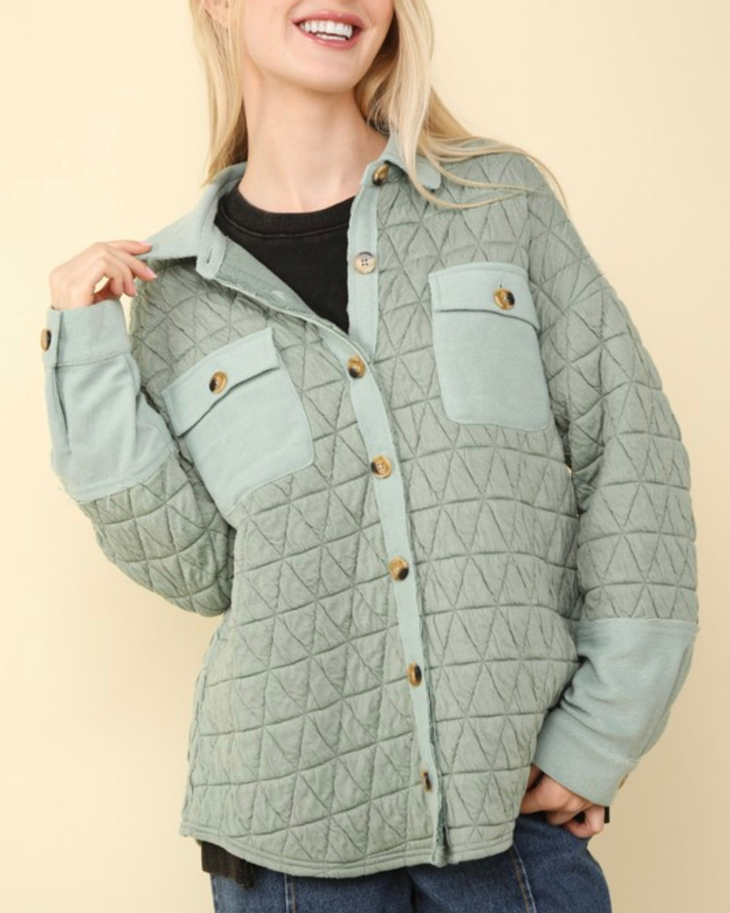 Quilted Oversized Shacket