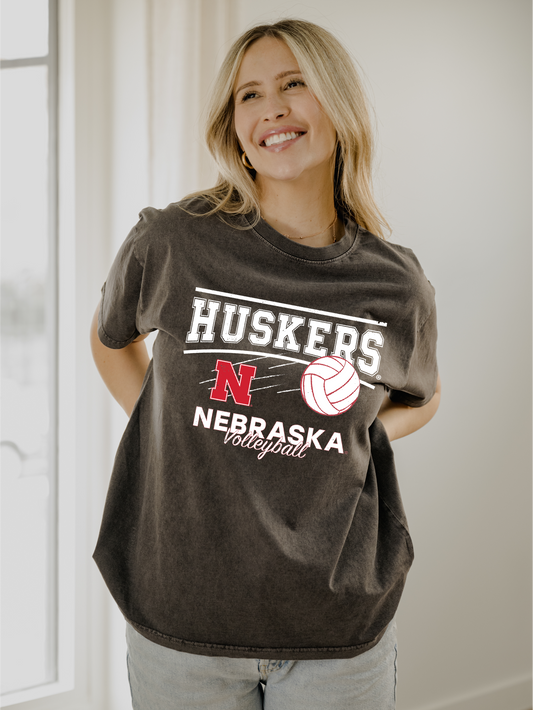 Nebraska Huskers Volleyball Pepper Tee