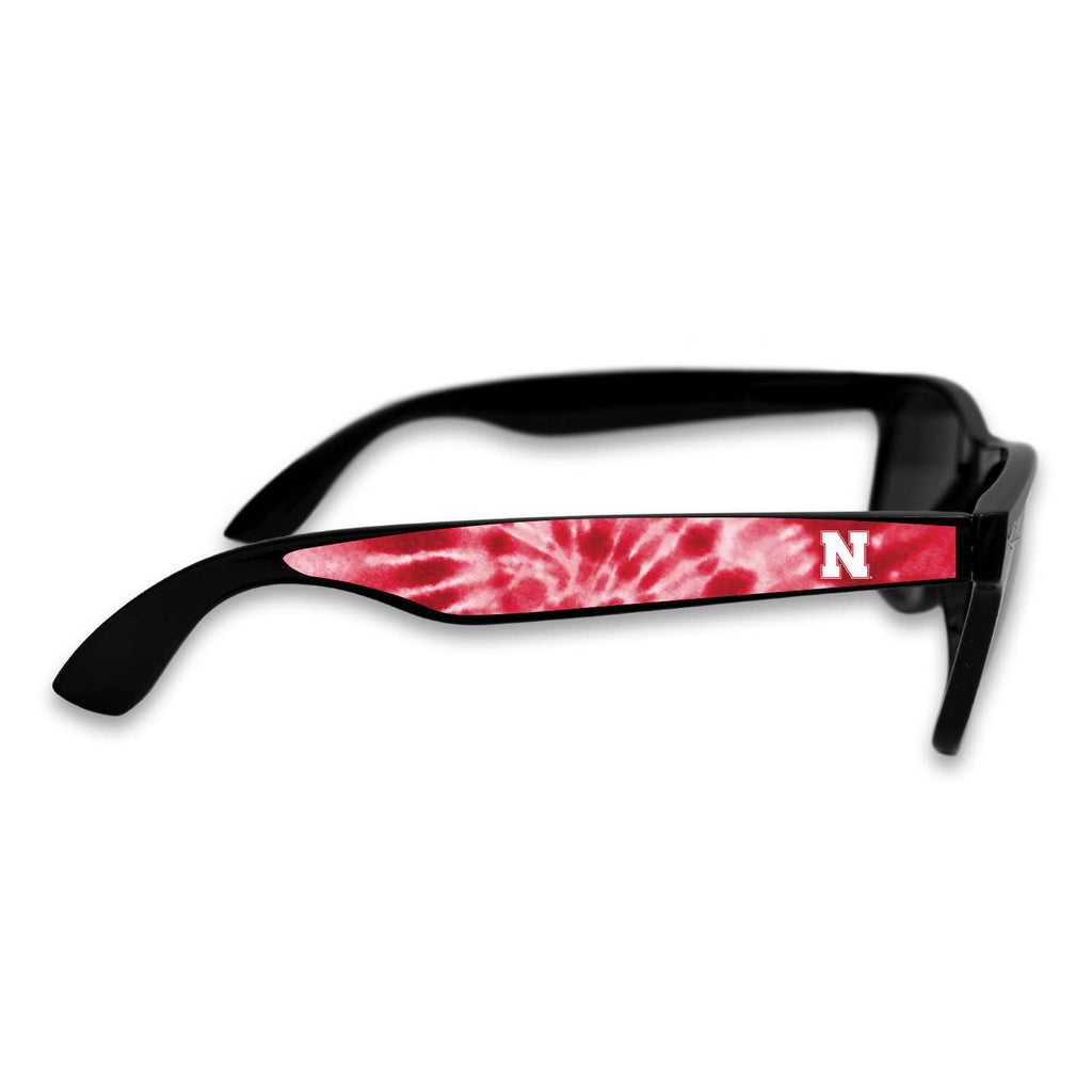 Nebraska Cornhuskers Tie Dye Retro Sunglasses