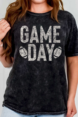 GAME DAY FOOTBALL MINERAL GRAPHIC TEE