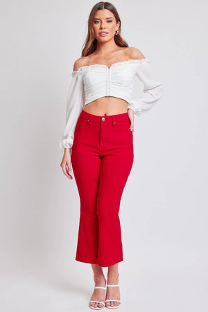 Hyperstretch Cropped Kick Flare Pants