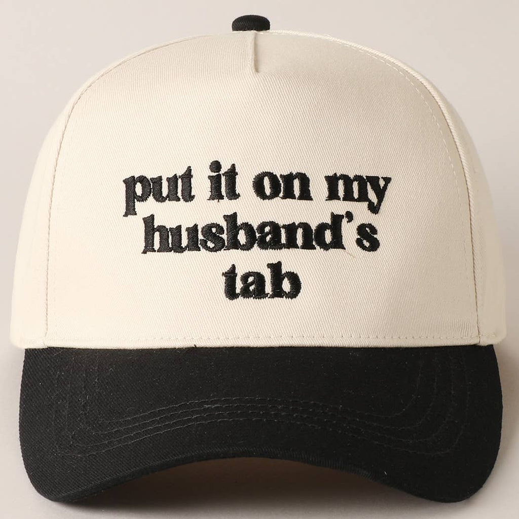 Put it on my husband's tab (black)