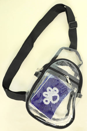 Clear Stadium Approved Sling Bag