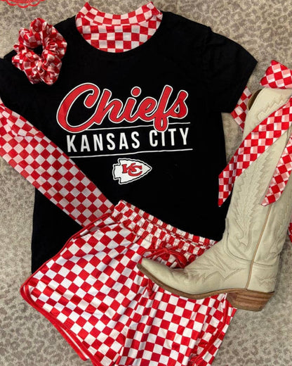 Pep Rally Mesh Top-Red