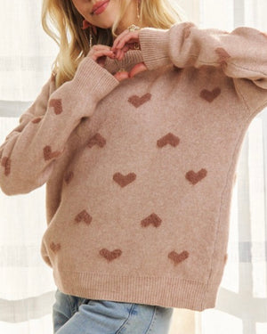 Lovely Heart Sweater