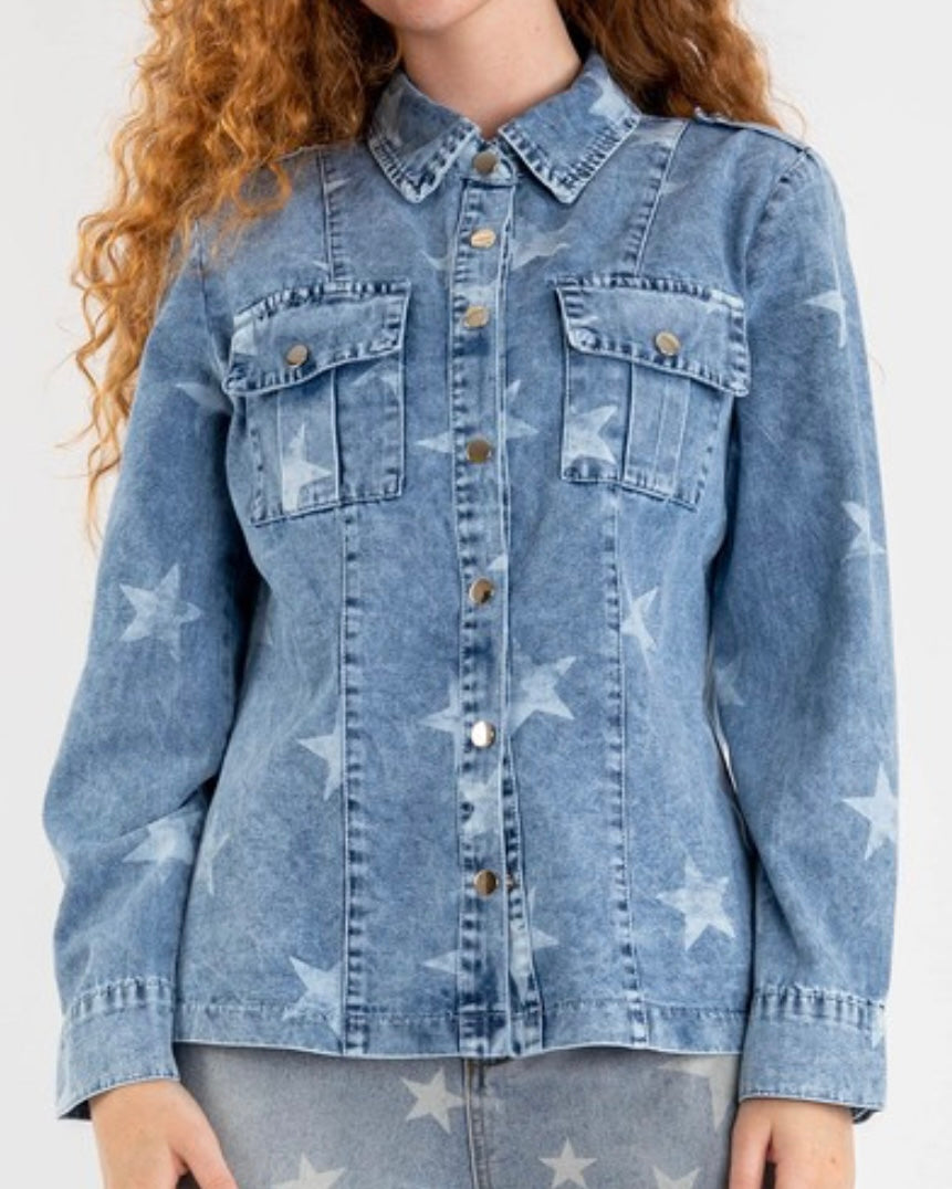 Star Denim Jacket