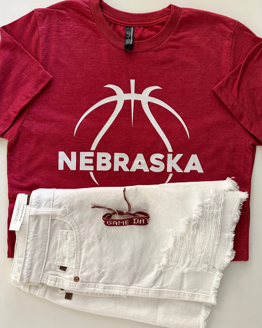 Nebraska Basketball Tee