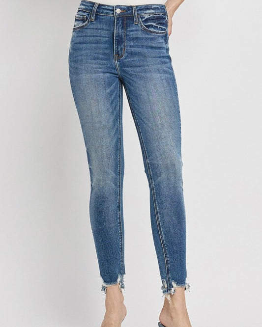 High Rise Ankle Skinny