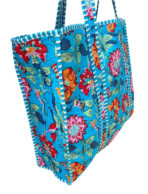 Bold Floral Quilted Bag