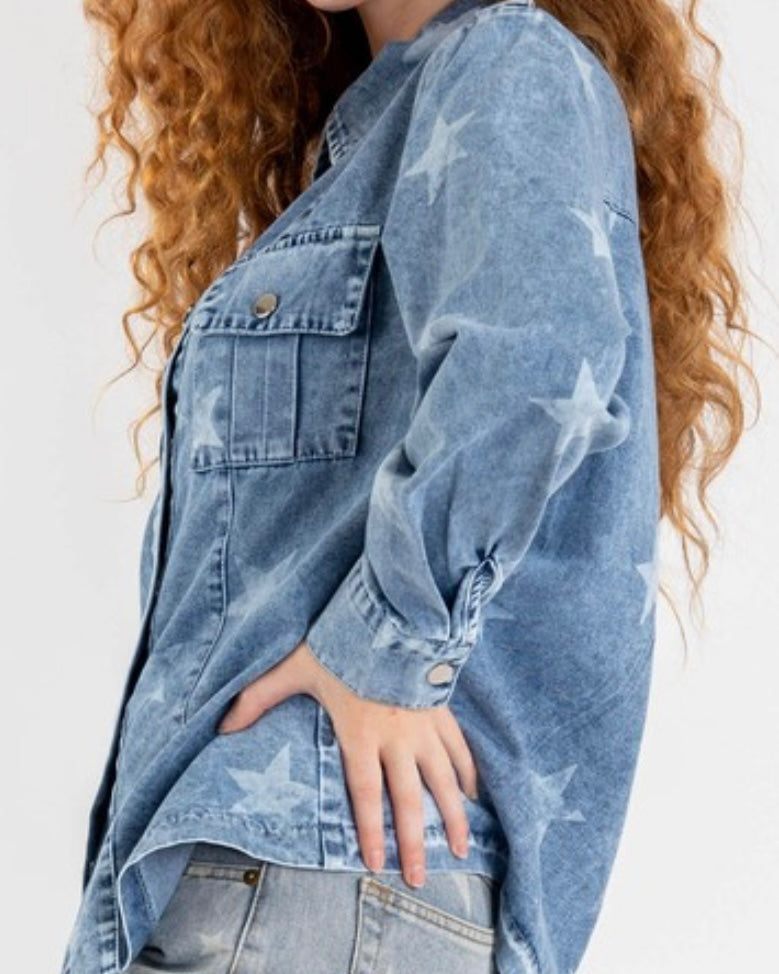 Star Denim Jacket