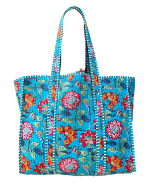 Bold Floral Quilted Bag