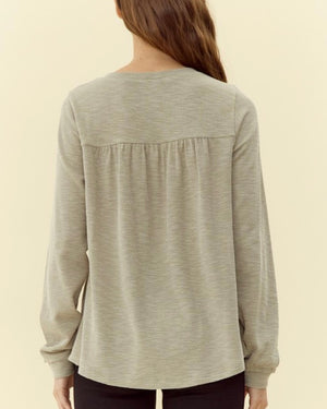 Ribbed Long Sleeve Top